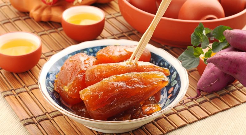 Batata doce caramelizada