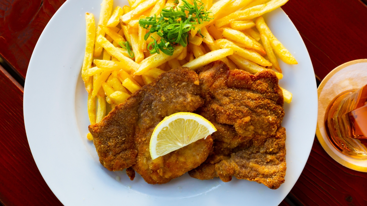 Bife à milanesa sem farinha de rosca