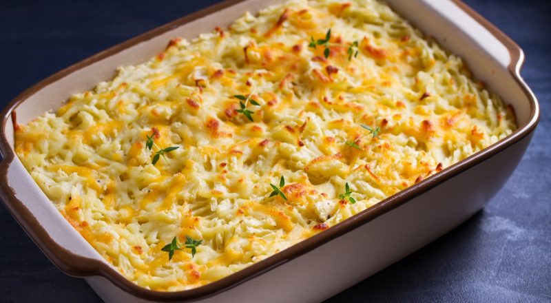 Escondidinho de batata com camarão