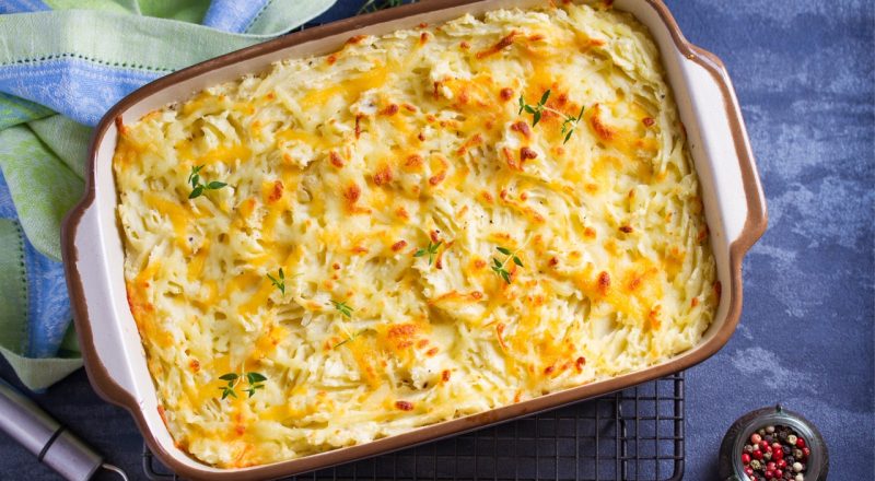 Escondidinho de calabresa