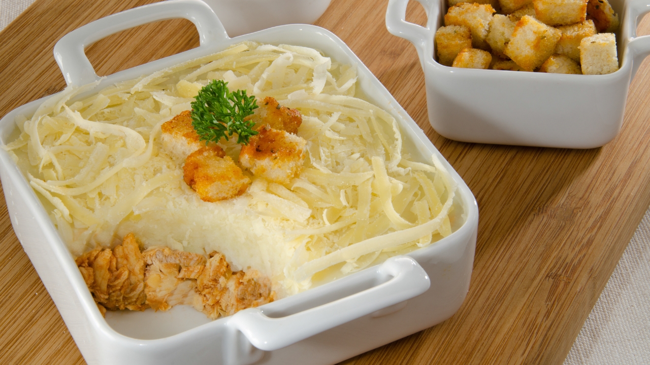 Escondidinho de frango