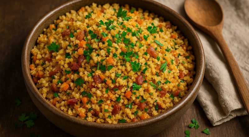 Farofa com farinha panko