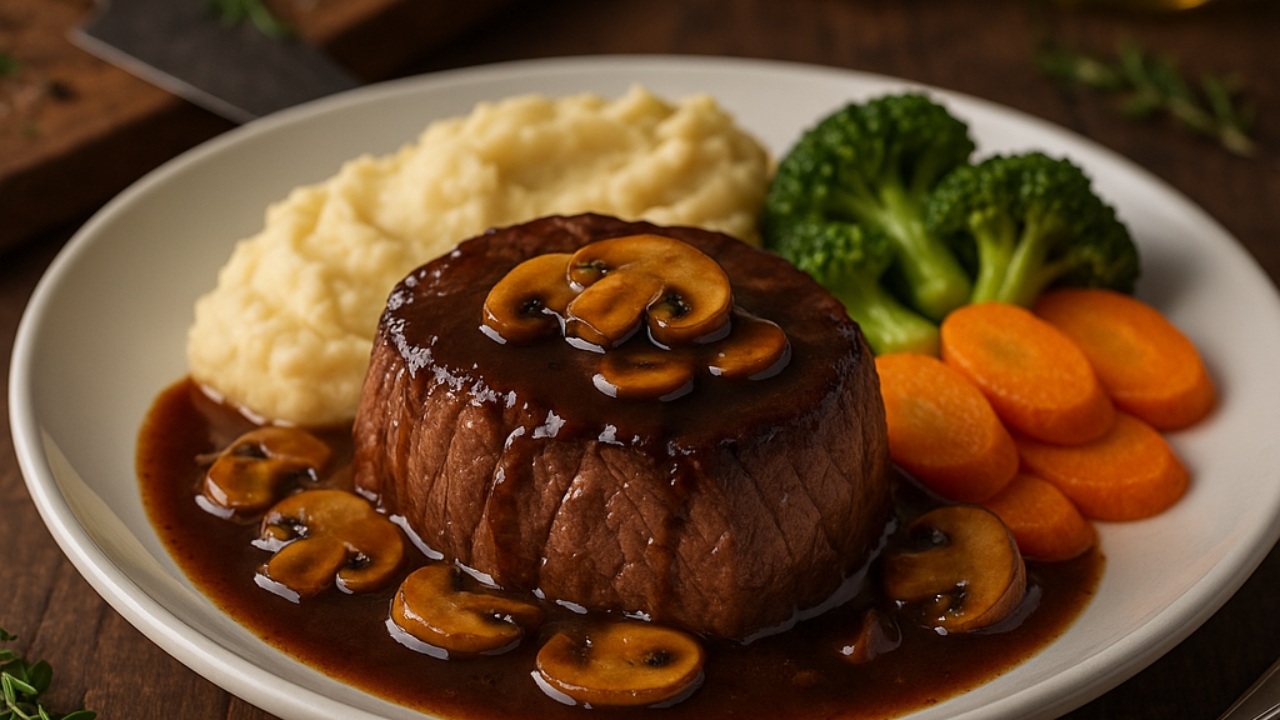 Filé mignon ao molho madeira