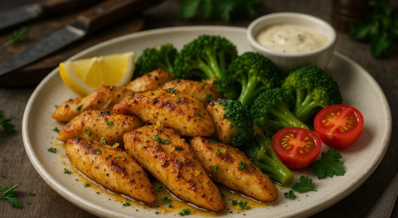 Frango com lemon pepper