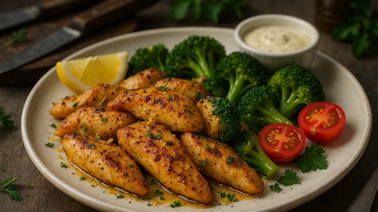 Frango com lemon pepper