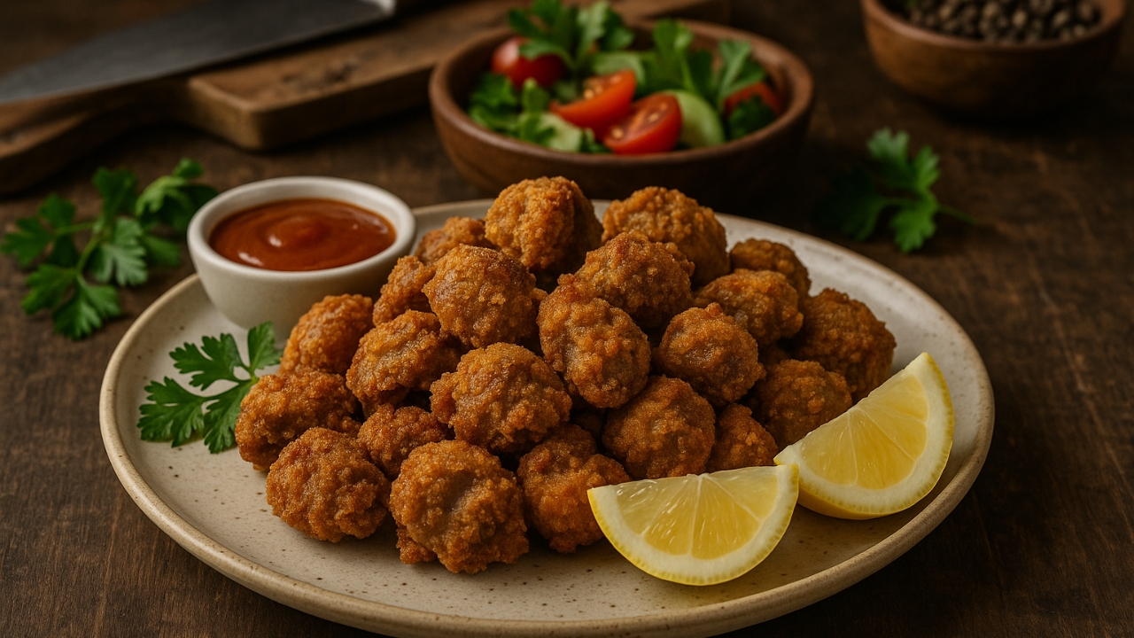 Moela à milanesa