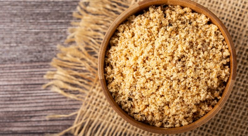 Receita de farofa de manteiga simples
