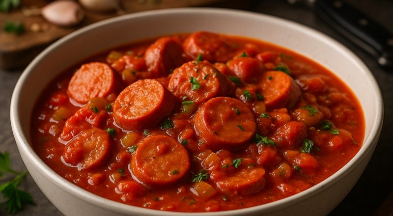 Receita de molho de salsicha simples