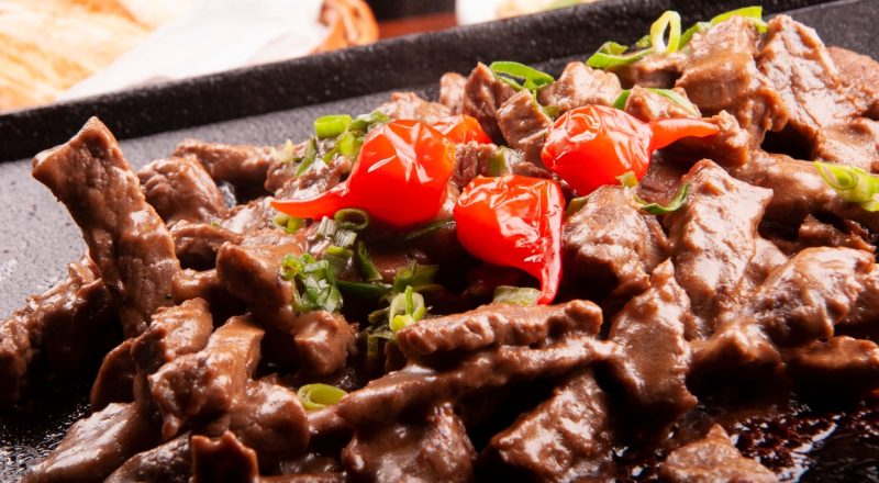 Tirinhas de carne simples