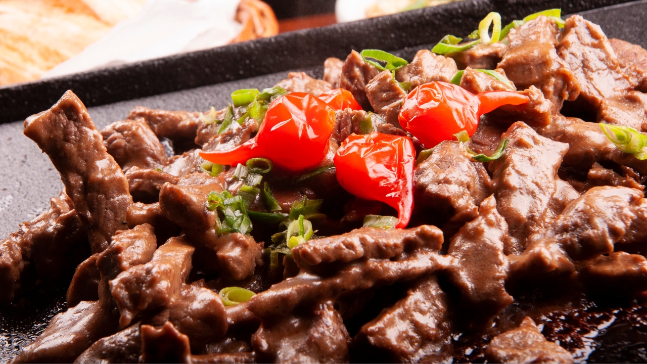 Tirinhas de carne simples