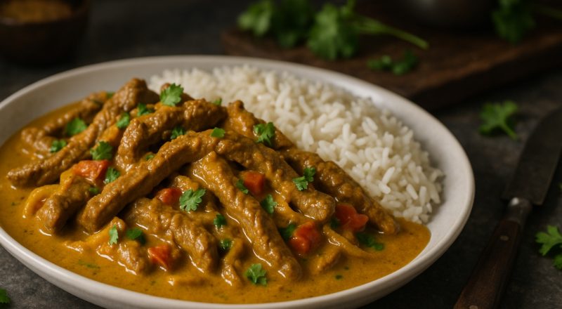 Carne ao curry