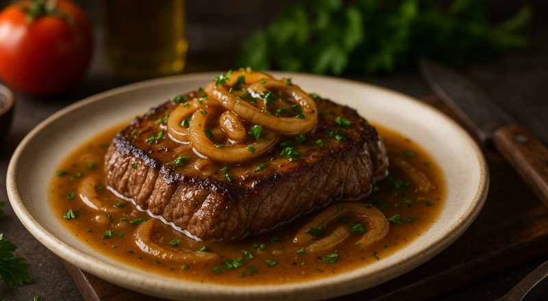 Como fazer um bife ao molho