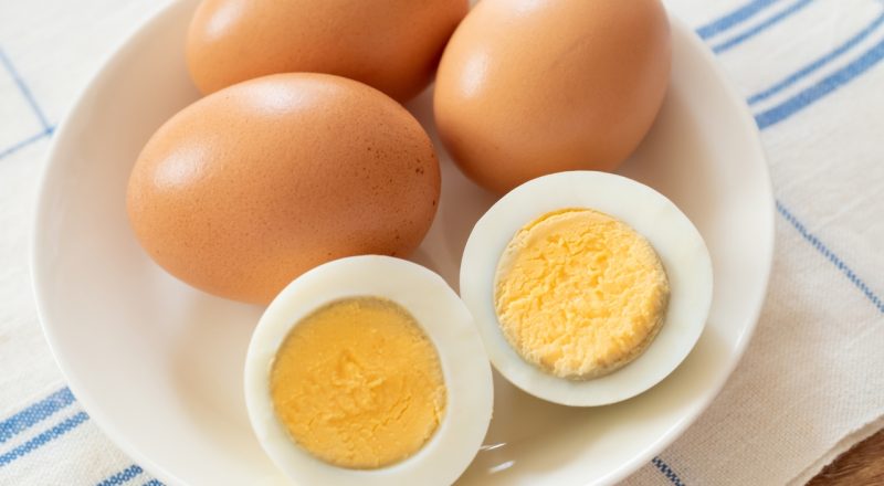 Pode comer ovo cozido de um dia para o outro