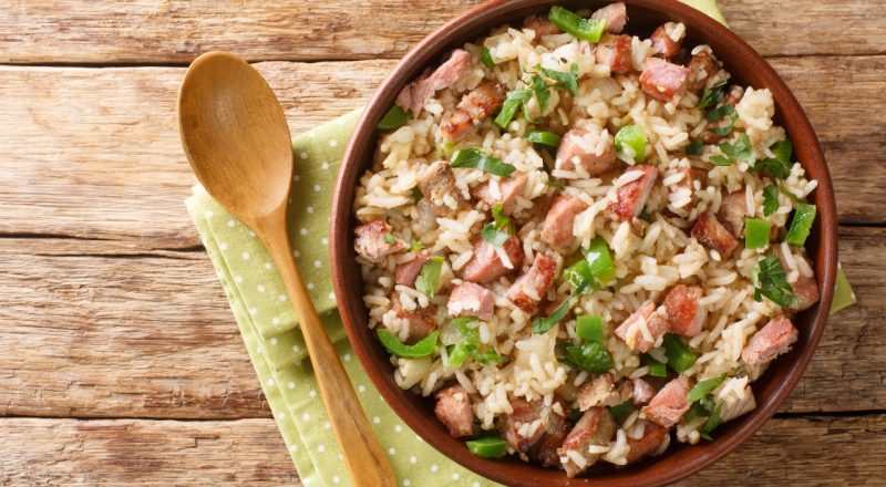 Arroz carreteiro sem carne seca
