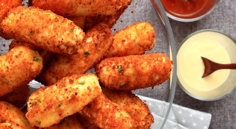 Croquete de frango na airfryer