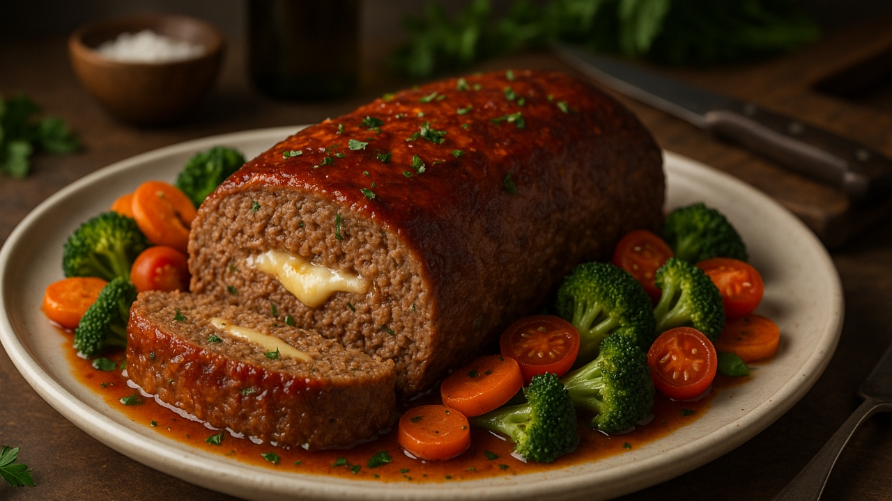 Rolo de carne no forno