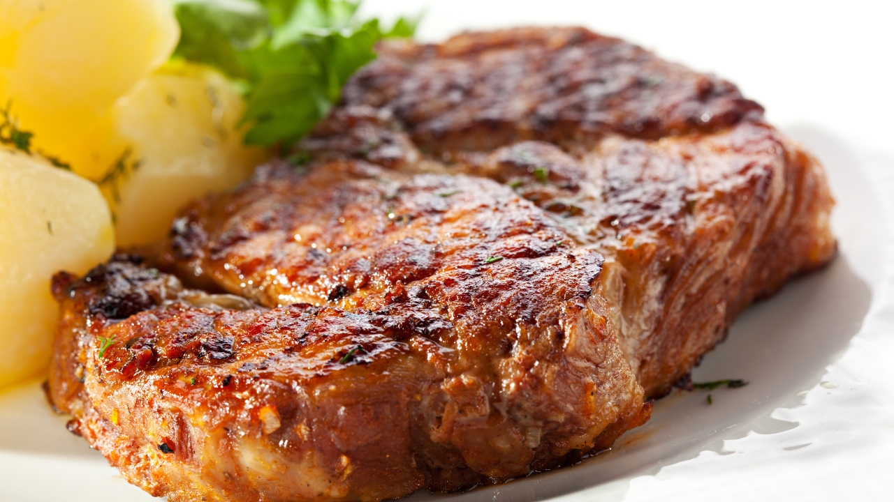 Bife de porco