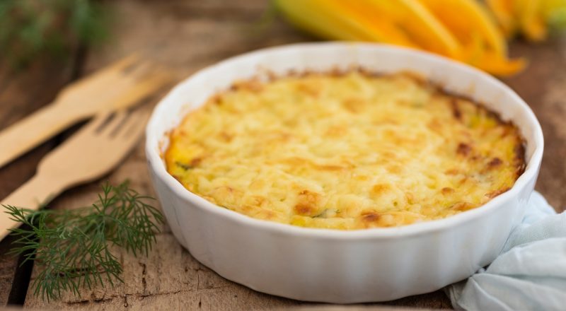 Receita de suflê de bacalhau