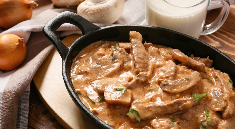 Carne cremosa