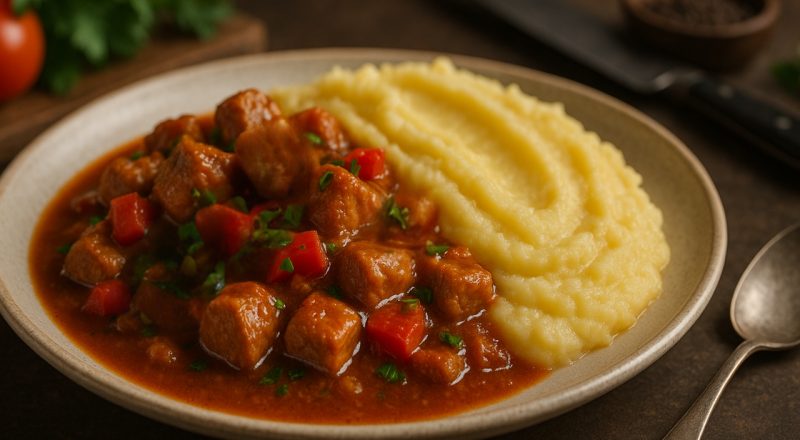 Picadinho de carne de porco