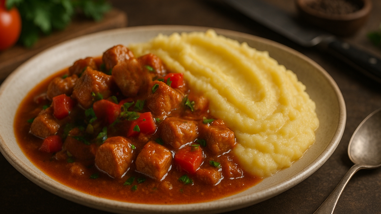 Picadinho de carne de porco