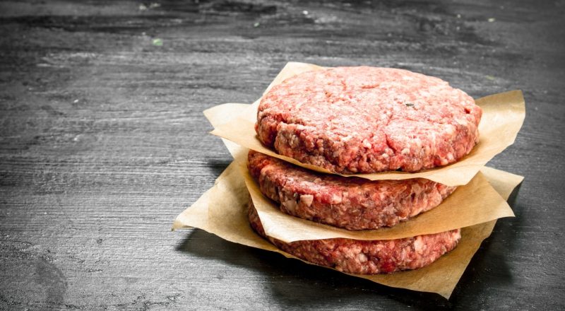 hambúrguer de carne de porco