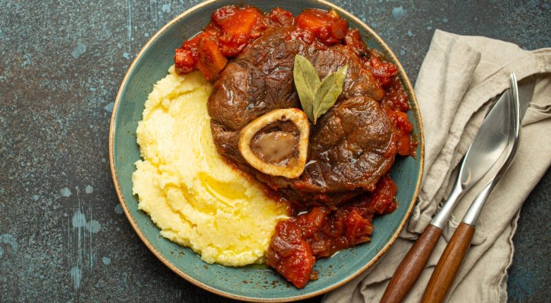 Ossobuco assado no forno