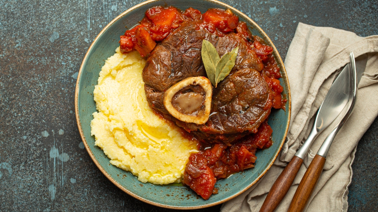 Ossobuco assado no forno