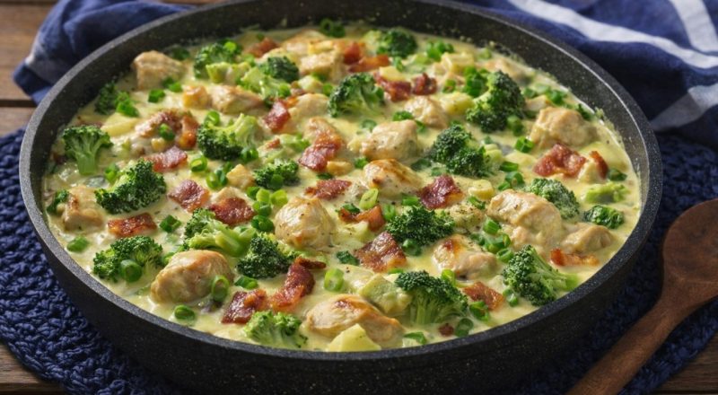 Creme de brócolis com frango