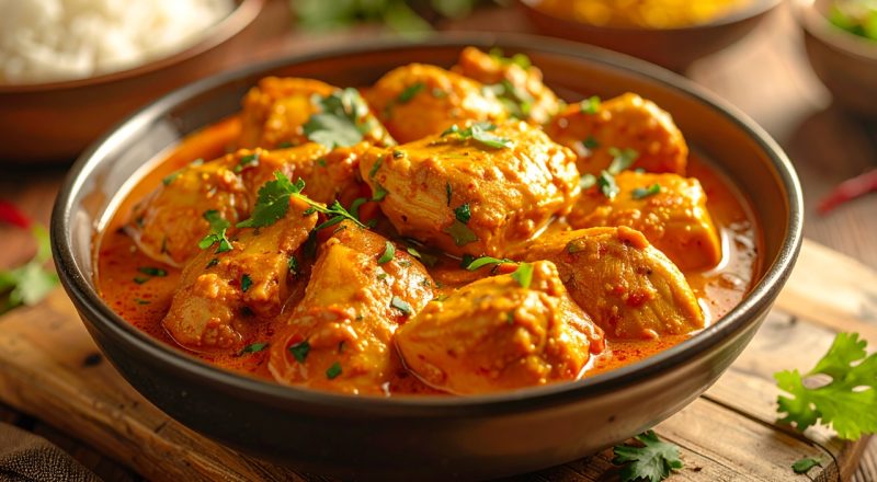 frango ao curry cremoso