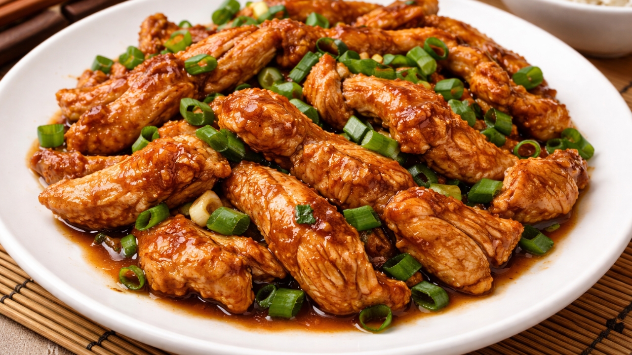 Frango com gengibre