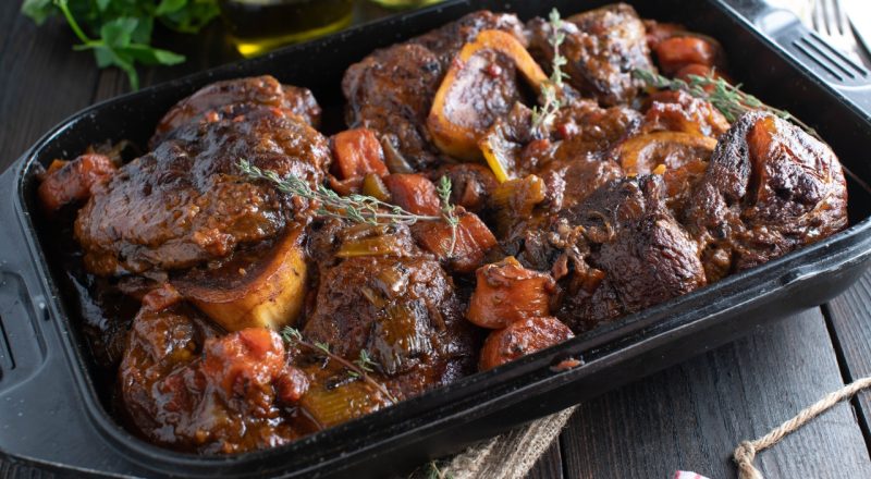 Receita de ossobuco no forno