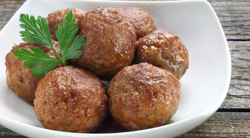 Almôndegas ao forno