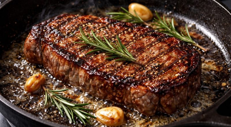 Como fazer bife grelhado na frigideira