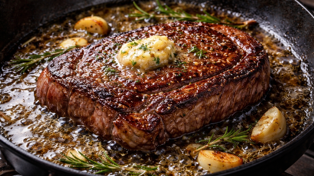Como fazer um bife suculento na frigideira