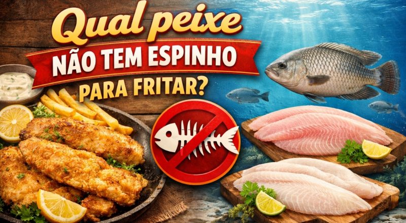 Qual peixe não tem espinho para fritar