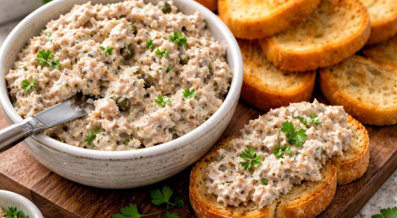 Receita de patê de atum simples