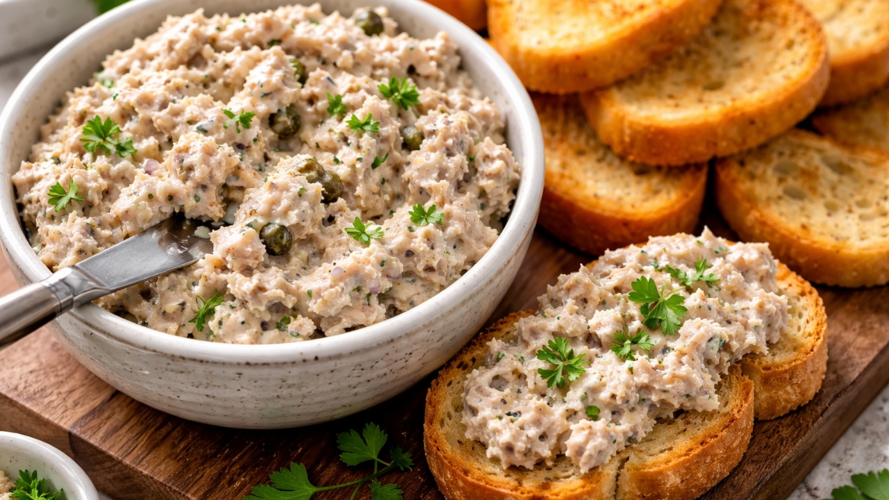Receita de patê de atum simples