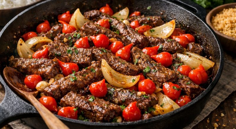 Como usar pimenta biquinho na carne