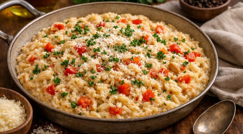 Arroz de bacalhau cremoso