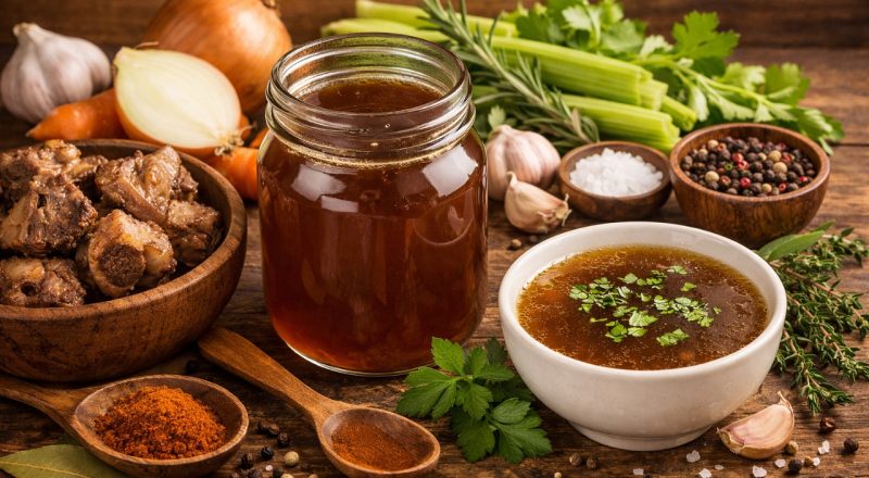 Como fazer caldo de carne para tempero