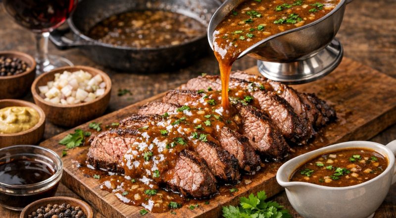 Molho para jogar em cima da carne assada