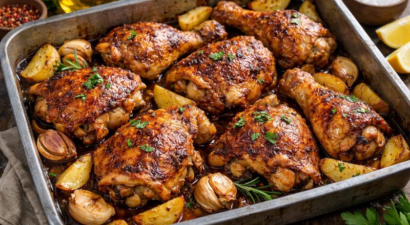 Tempo para assar frango em pedaços no forno a gás