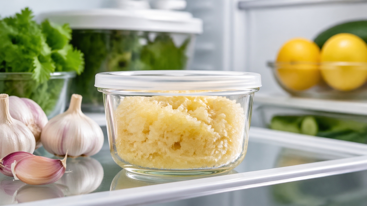 Alho triturado dura quanto tempo na geladeira