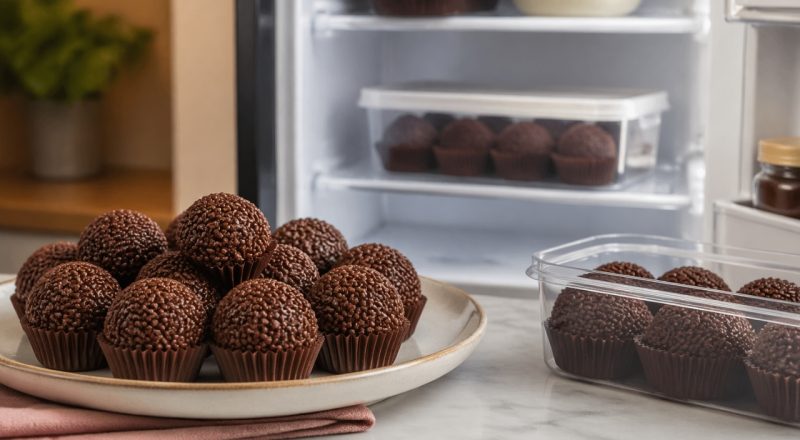 Brigadeiro dura quanto tempo na geladeira