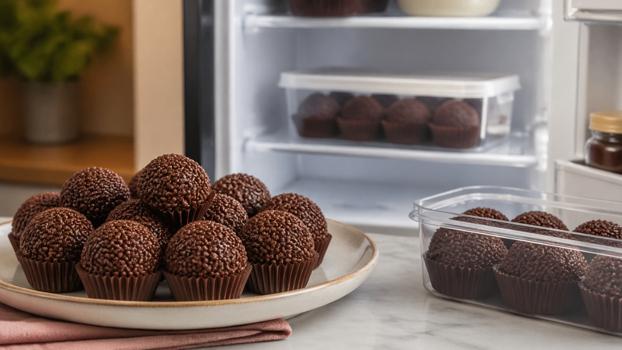 Brigadeiro dura quanto tempo na geladeira