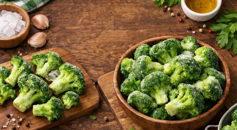 Brócolis congelado precisa cozinhar
