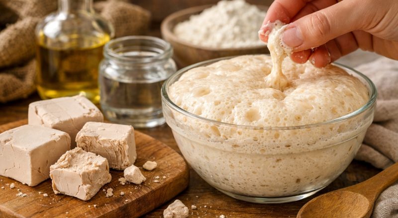 Como saber se o fermento biológico fresco está bom