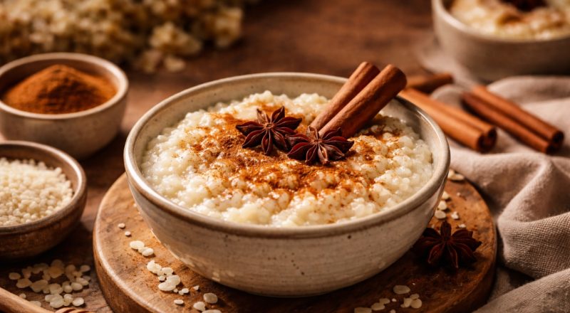 O que fazer para o arroz doce ficar cremoso