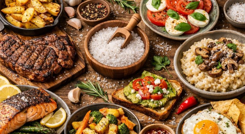 Posso usar sal de parrilla para cozinhar